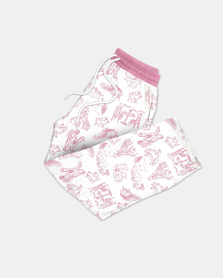 Psalm 23 Sketch Bamboo Men's Pajama Set