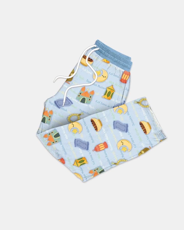 Ramadan Mubarak Family Matching Bamboo Men's Pajama Set