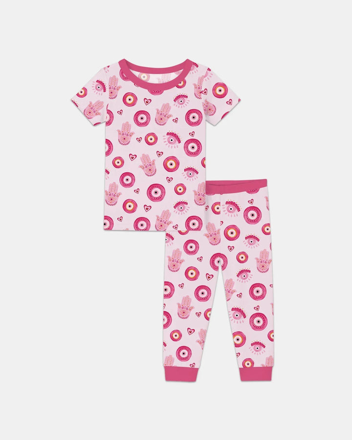 Mini Mystic Family Matching Bamboo Two Piece Short Sleeve Pajama Set