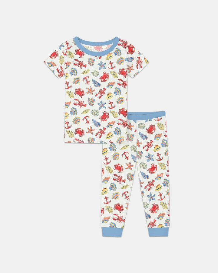 Catch Of The Day Family Matching Bamboo Two Piece Short Sleeve Pajama Set