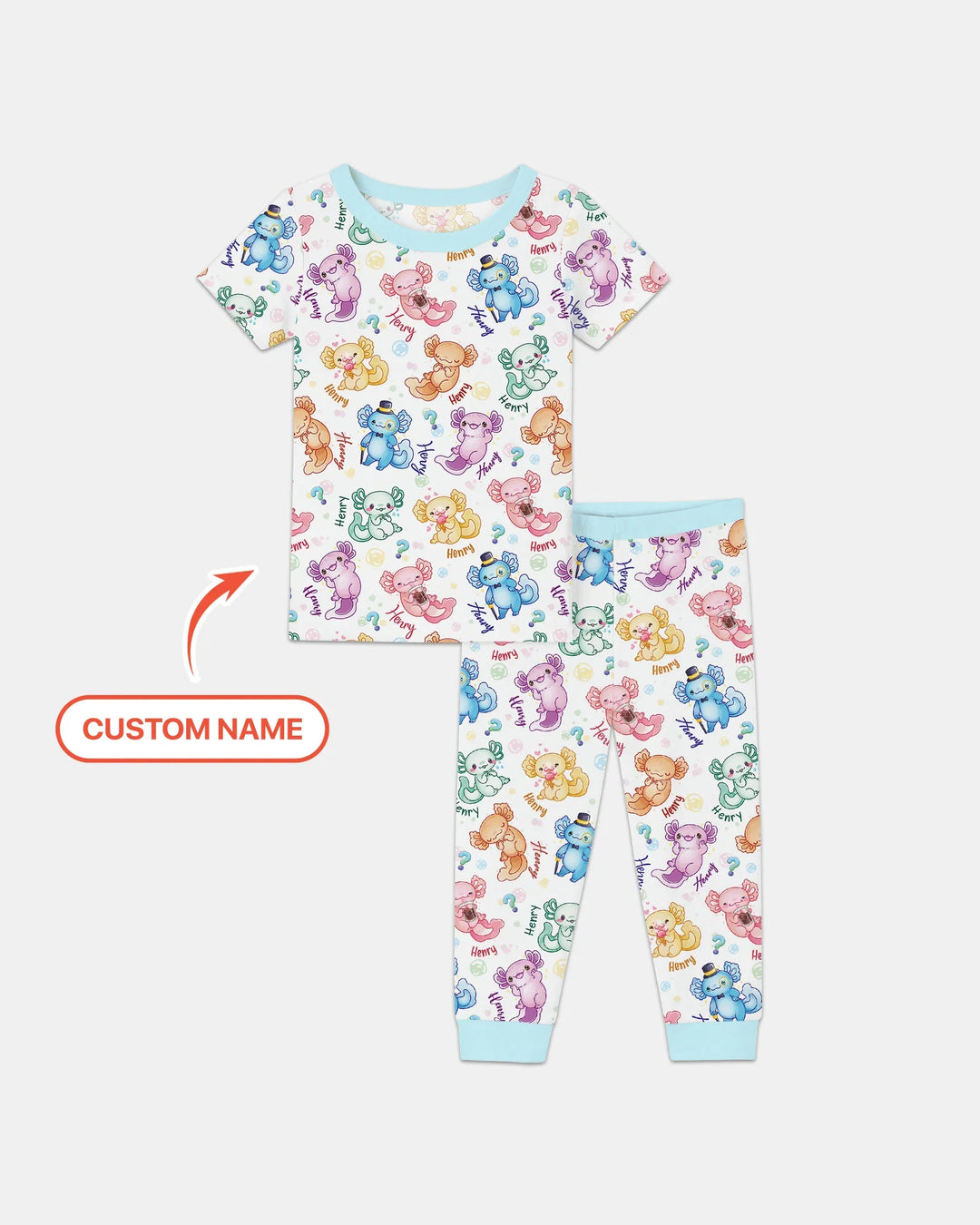 I Axololt Questions Bamboo Two Piece Short Sleeve Pajama Set