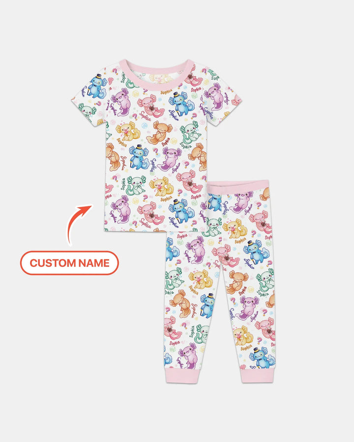 I Axololt Questions Bamboo Two Piece Short Sleeve Pajama Set