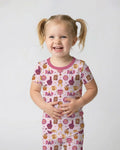 World's Best Dad Bamboo Two Piece Short Sleeve Pajama Set