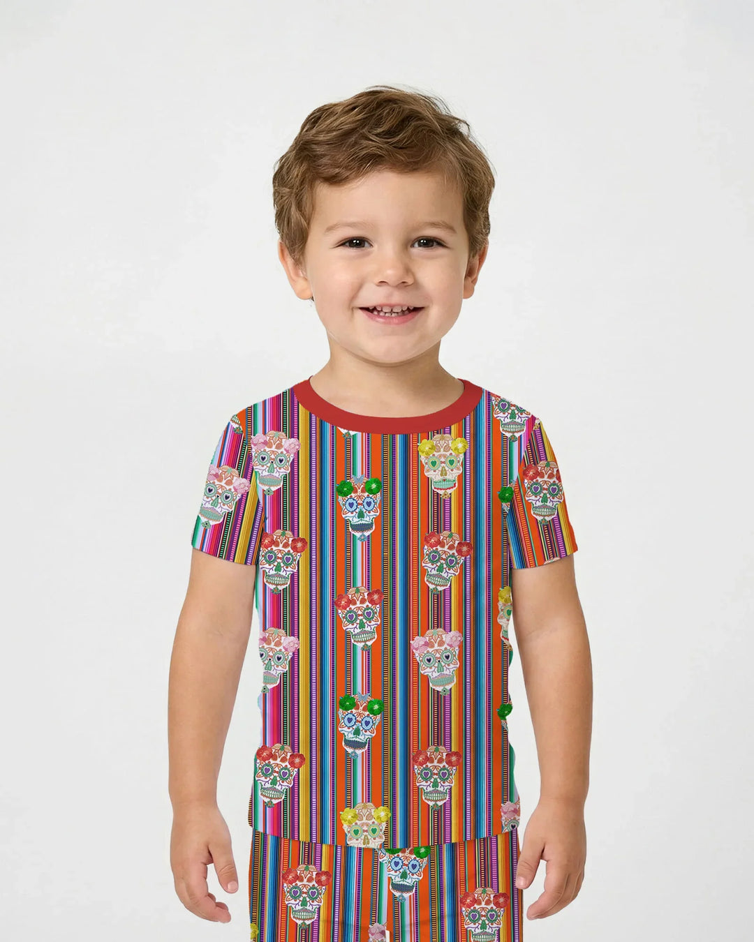 Cinco De Mayo Sparkle Two Piece Short Sleeve Pajama Set