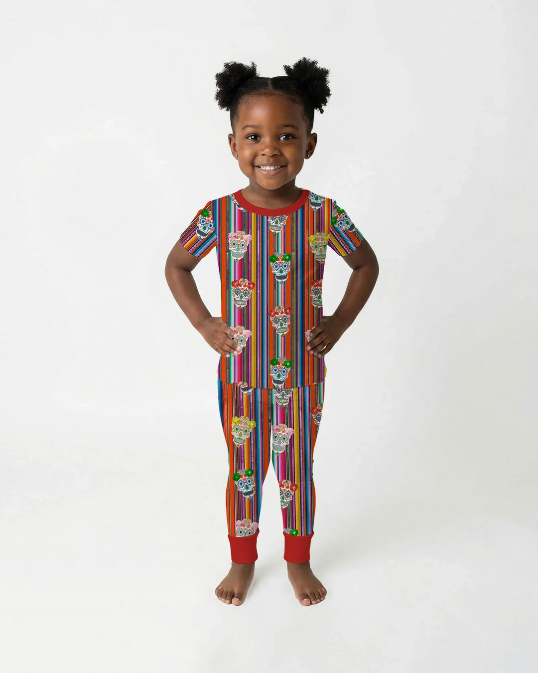 Cinco De Mayo Sparkle Two Piece Short Sleeve Pajama Set