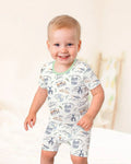 Ephesians 6:10-18 Armor of God Bamboo Two Piece Short Sleeve Shorts Pajama Set