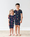 God Says I Am Western Faith Bamboo Two Piece Short Sleeve Shorts Pajama Set