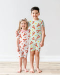 Crawfish Pinch Bamboo Two Piece Short Sleeve Shorts Pajama Set
