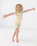 Easter Donuts Bamboo Two Piece Short Sleeve Shorts Pajama Set