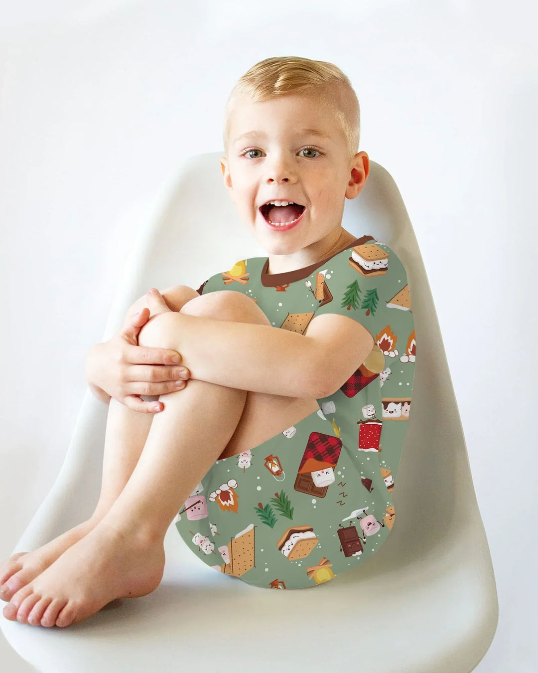 Campfire Bamboo Two Piece Short Sleeve Shorts Pajama Set
