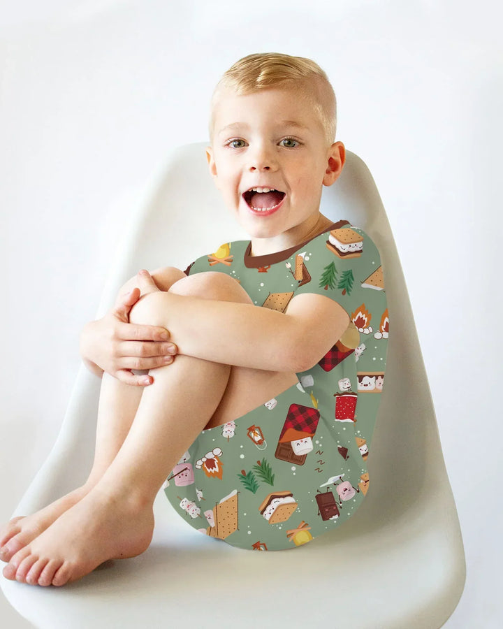 Campfire Bamboo Two Piece Short Sleeve Shorts Pajama Set