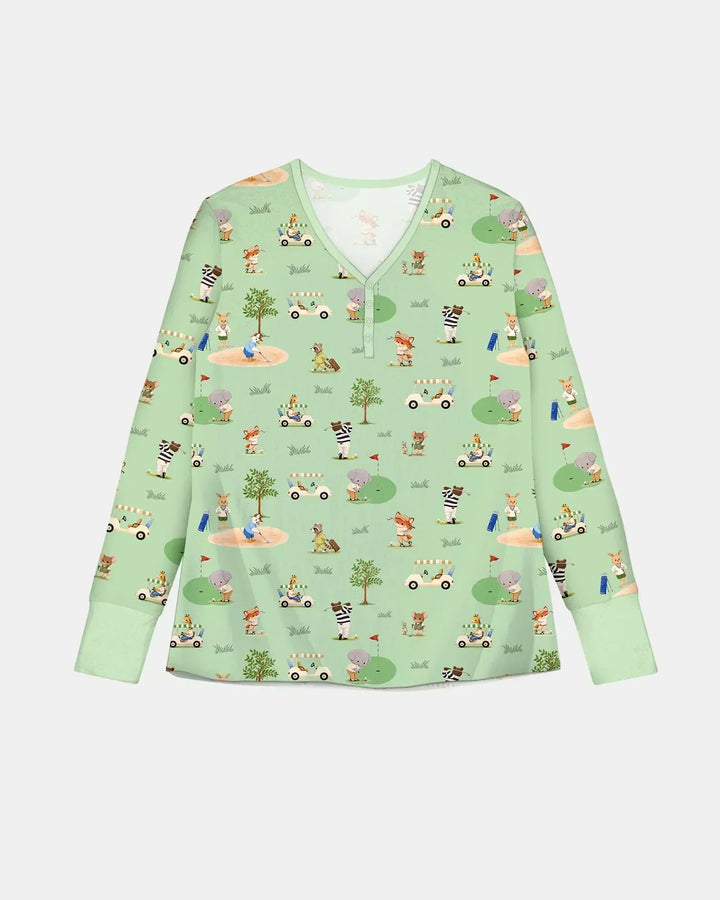 Let's Golf Bamboo Women Pajama Set