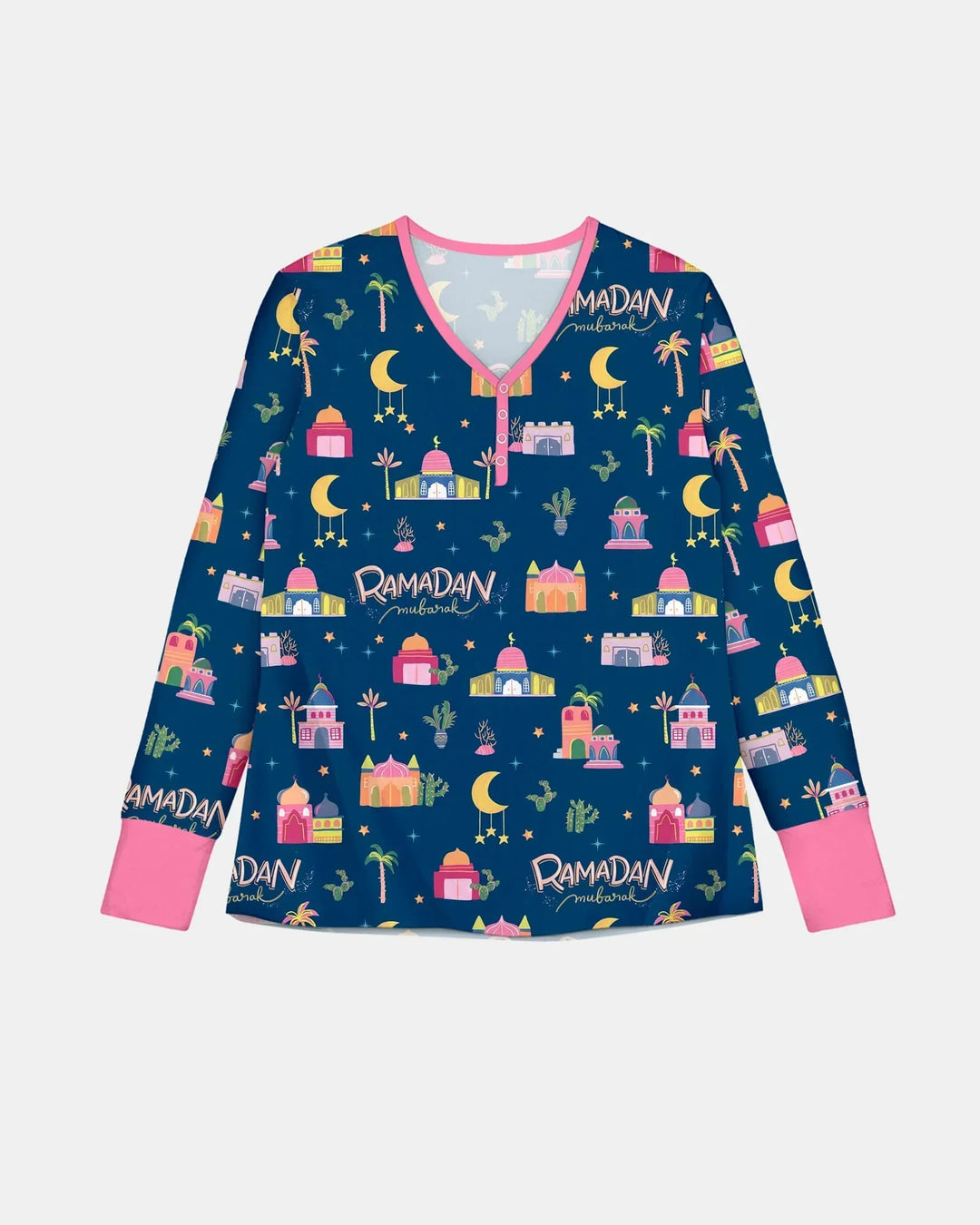 Ramadan Kareem Family Matching Bamboo Women Pajama Set