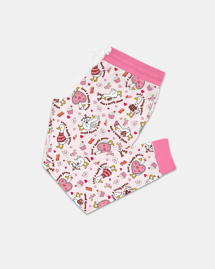 Valentine Silly Goose Bamboo Women Pajama Set