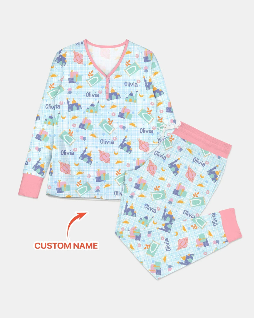 Ramadan and Eid Bamboo Women Pajama Set