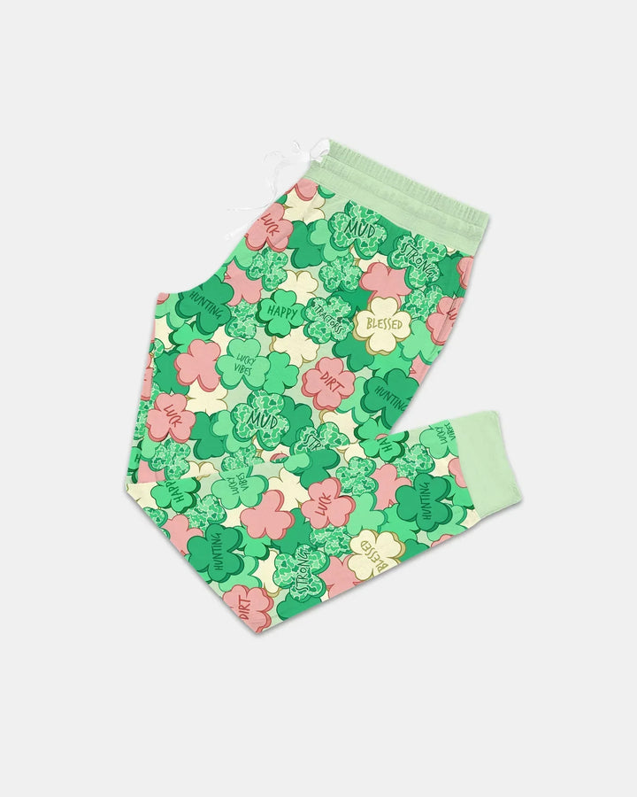 Lucky Vibes Shamrock Bamboo Women Pajama Set