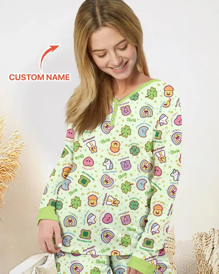 Lucky Charm Bamboo Women Pajama Set