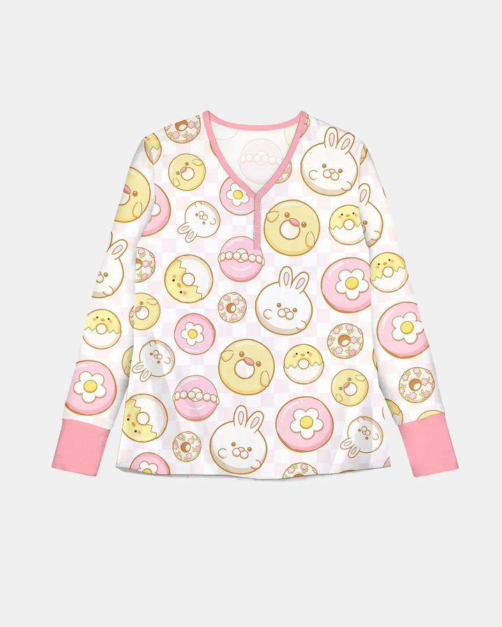 Easter Donuts Bamboo Women Pajama Set