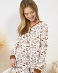 Doodle Wild West Cowgirl Bamboo Women Pajama Set
