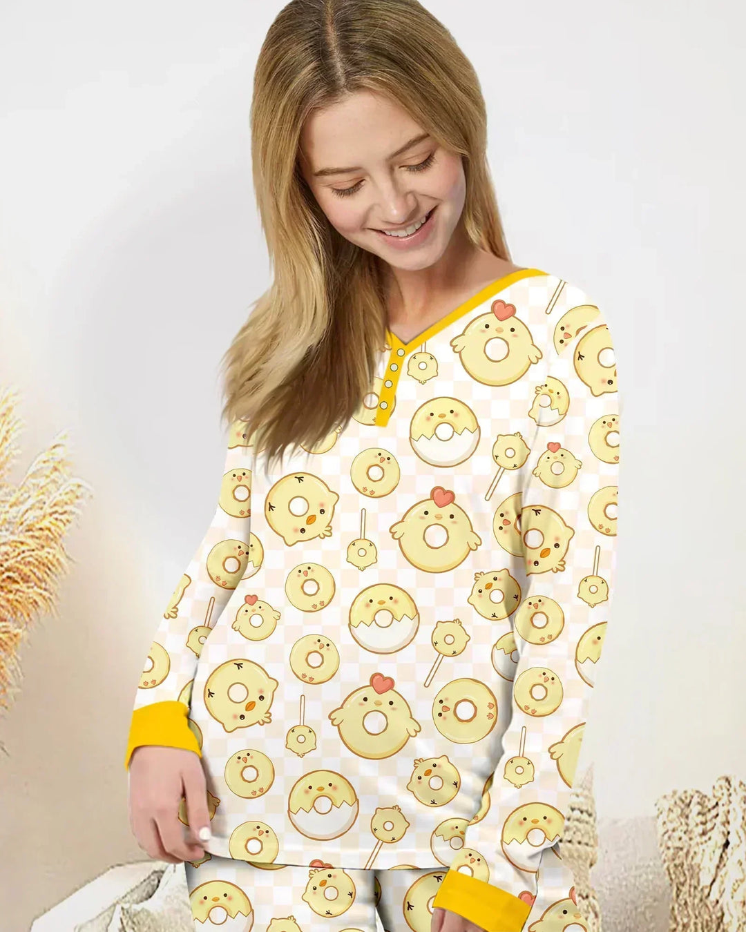 Easter Donuts Bamboo Women Pajama Set