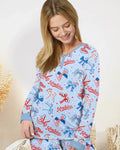 Girly Patriotic Bamboo Women Pajama Set