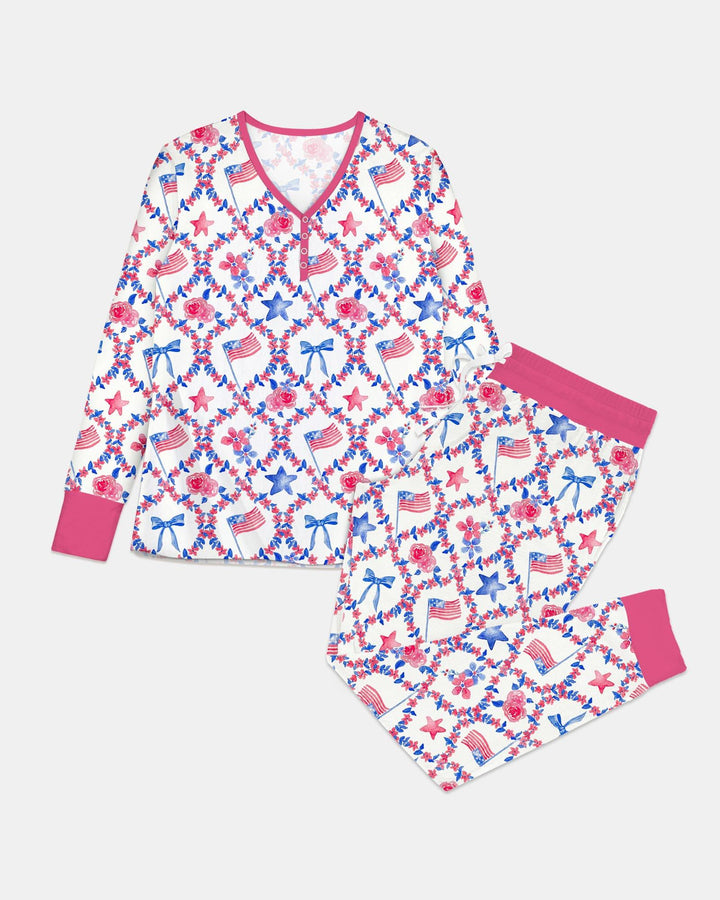 Americana Bloom Women Pajama Set