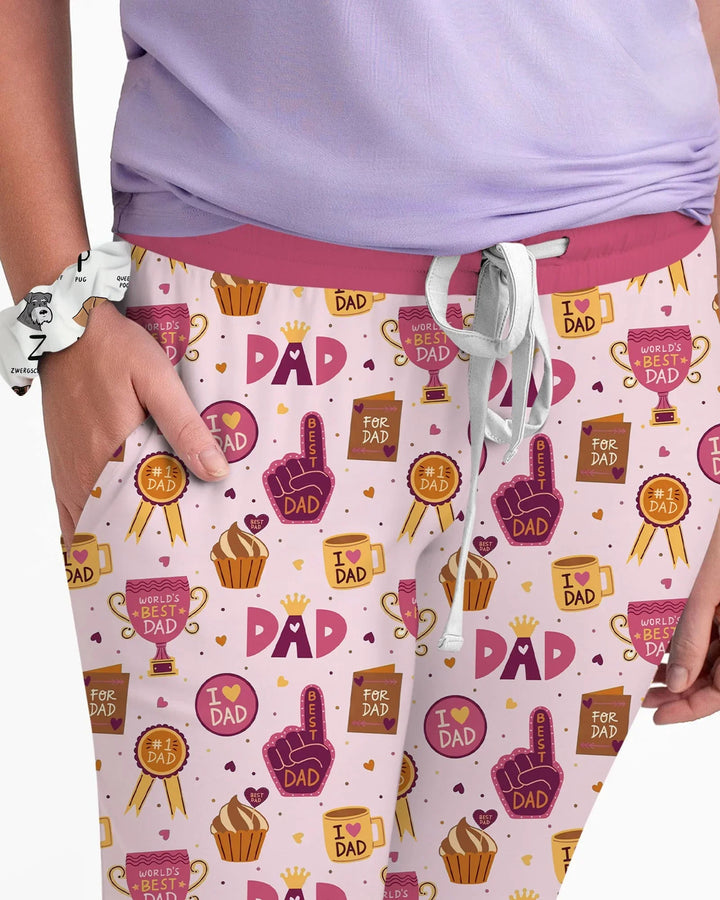 World's Best Dad Bamboo Women Pajama Set