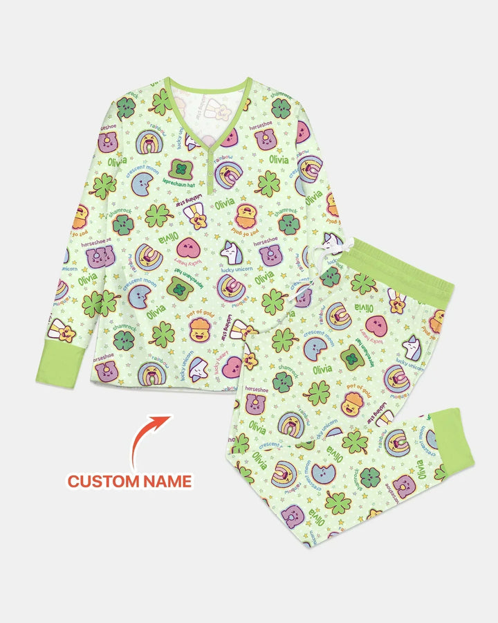 Lucky Charm Bamboo Women Pajama Set