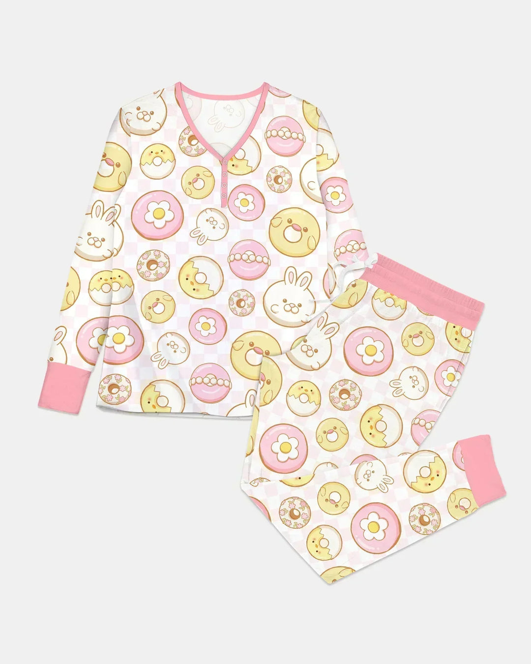 Easter Donuts Bamboo Women Pajama Set