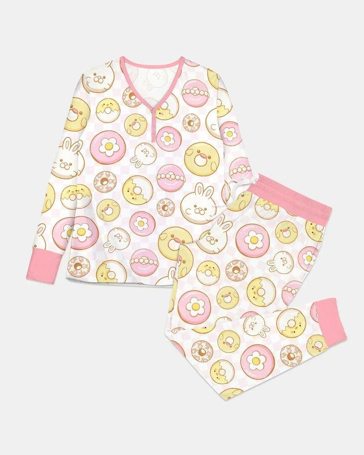 Easter Donuts Bamboo Women Pajama Set