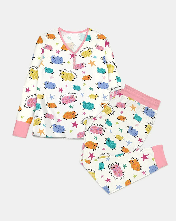 The Lord Is My Shepherd Bamboo Women Pajama Set