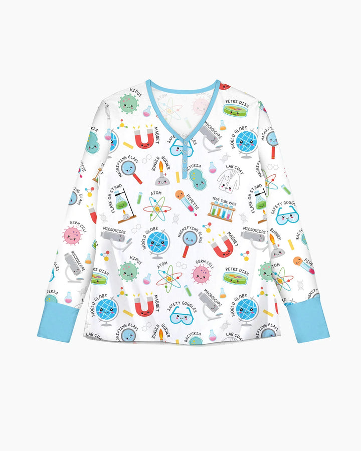 Science Fun Family Matching Bamboo Women Pajama Set