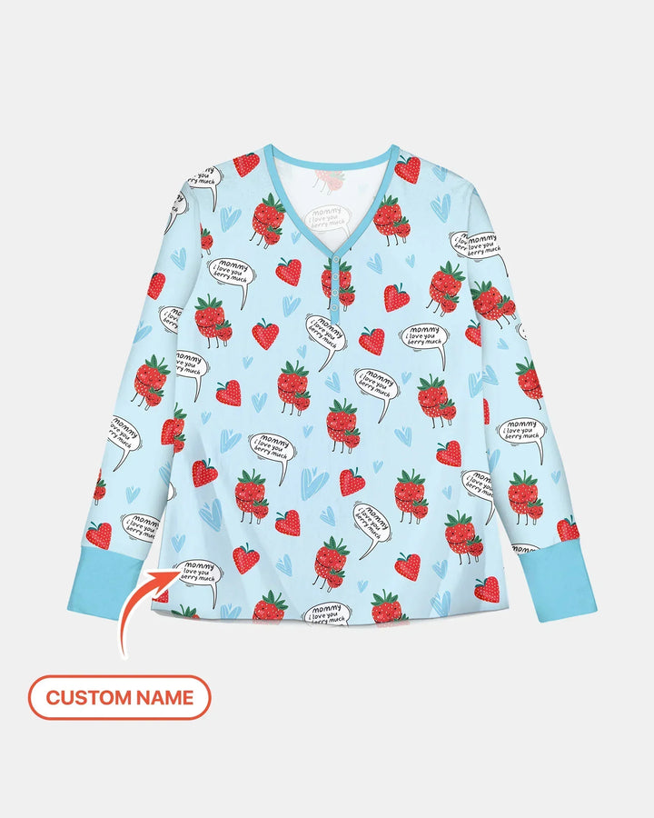 I love you berry much Bamboo Women Pajama Set