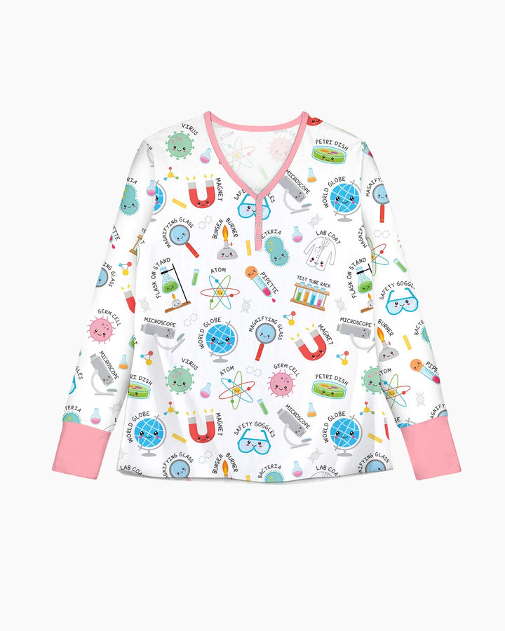 Science Fun Family Matching Bamboo Women Pajama Set