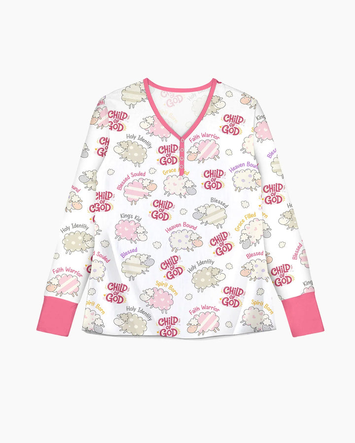 A Child Of God Girl Bamboo Women Pajama Set