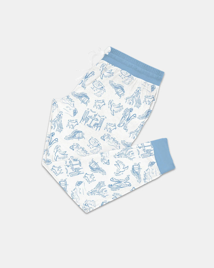 Psalm 23 Sketch Bamboo Women Pajama Set