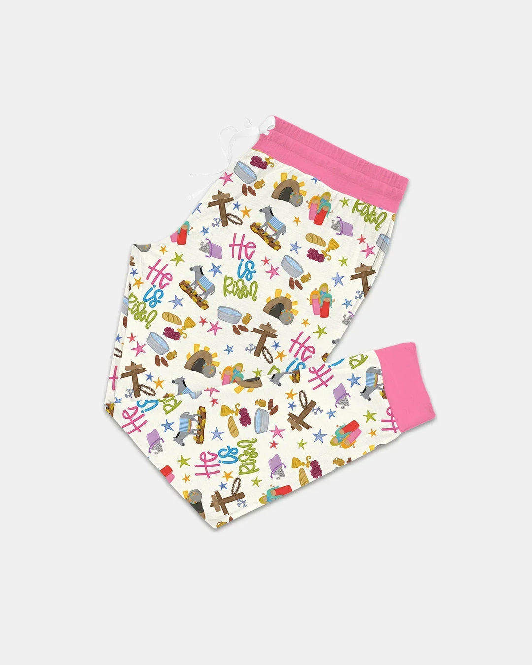Bible Story Easter Family Matching Bamboo Women Pajama Set
