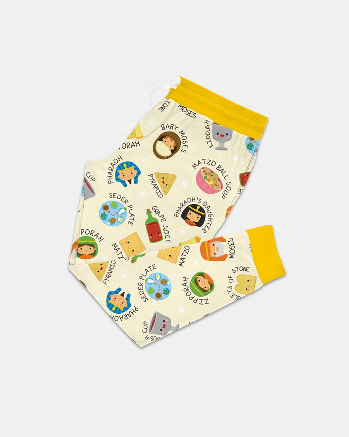 Cute Passover Characters Bamboo Women Pajama Set