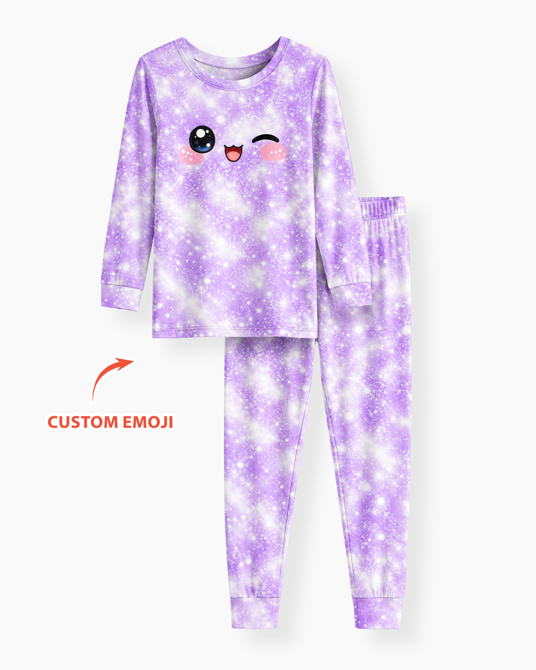 Cute Dumplings Emoji Gift For Squishy Hunter Bamboo Two Piece Long Sleeve Pajama Set