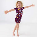 Zodiac Signs Bamboo Two Piece Short Sleeve Shorts Pajama Set