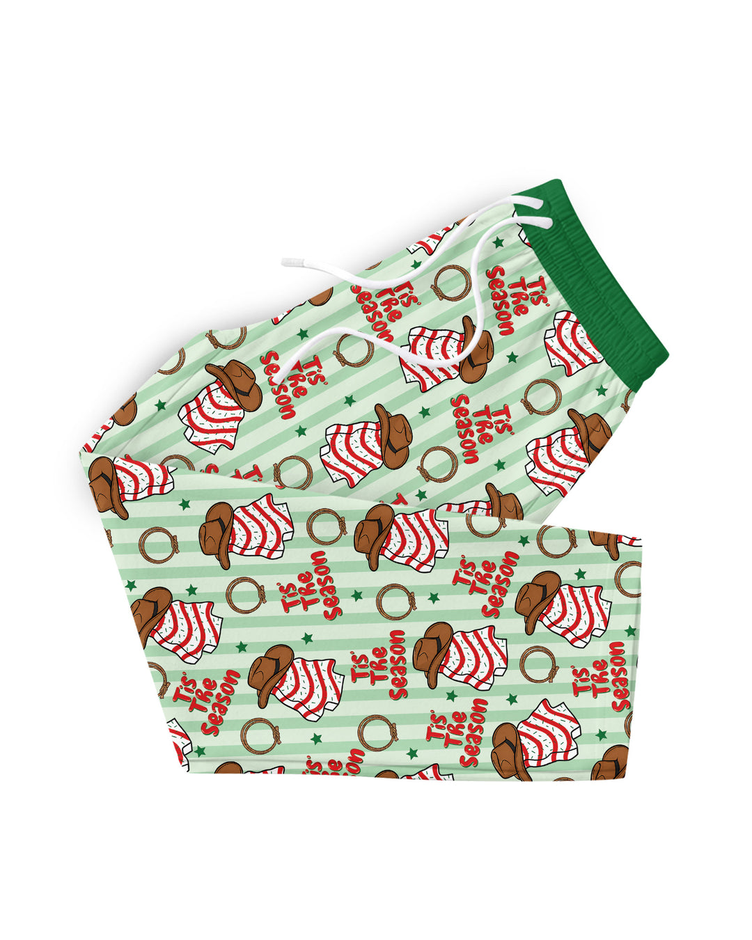Western Christmas Tis the Season Bamboo Men's Pajama Set