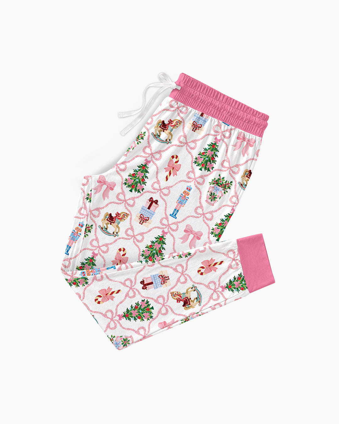 Nutcracker and Snow Globe It's Most Wonderful Time of The Year Bamboo Women Pajama Set
