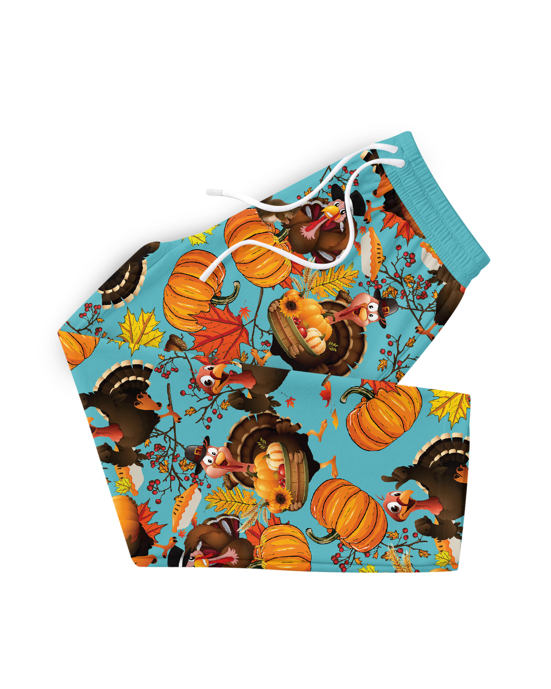 Autumn Turkey Chicken Bamboo Men's Pajama Set