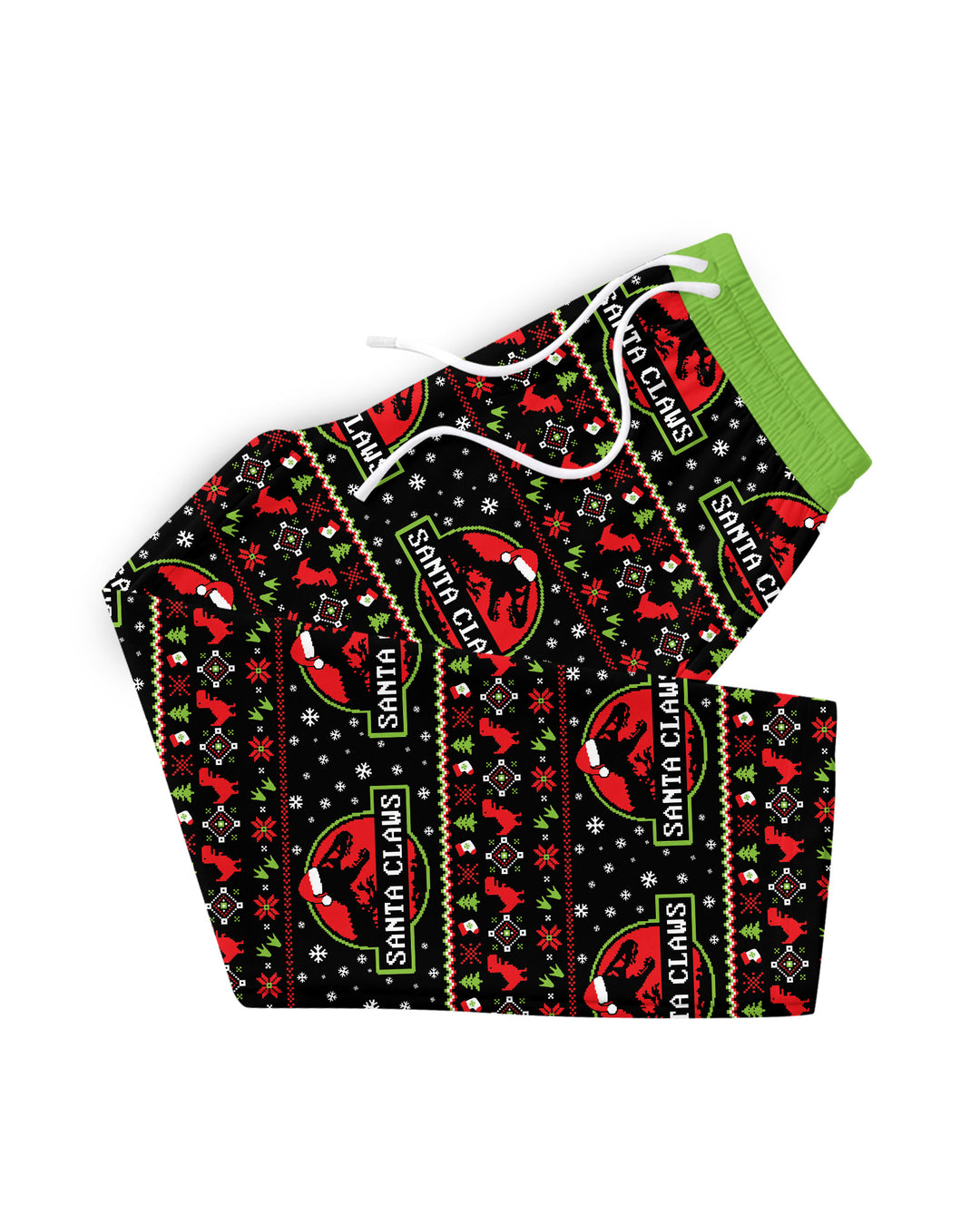 Santa Claws Christmas Bamboo Men's Pajama Set