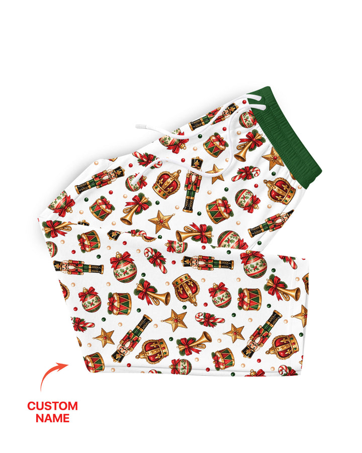 Custom Name Nutcracker The Bow Bamboo Men's Pajama Set