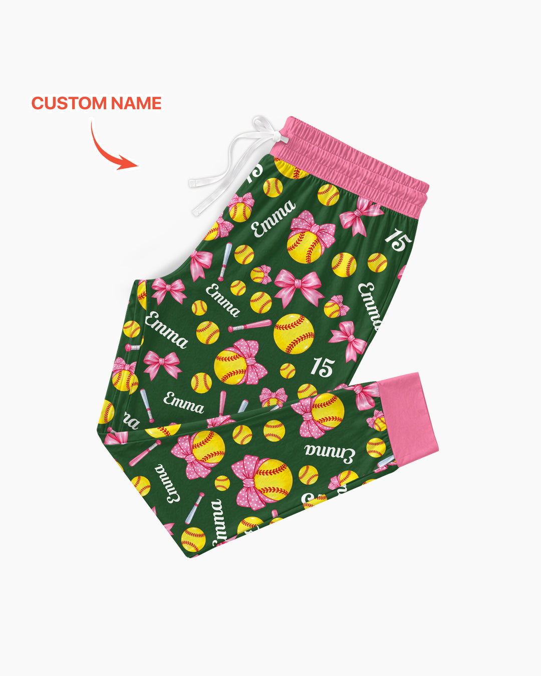 Little Softball Star Bamboo Women Pajama Set