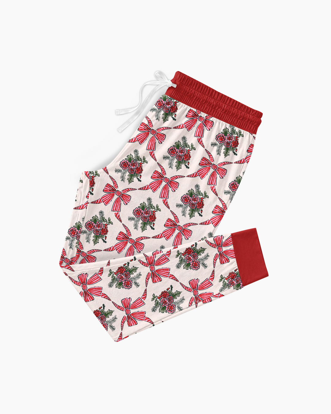 Vintage Oh Deer Christmas Bamboo Women Pajama Set