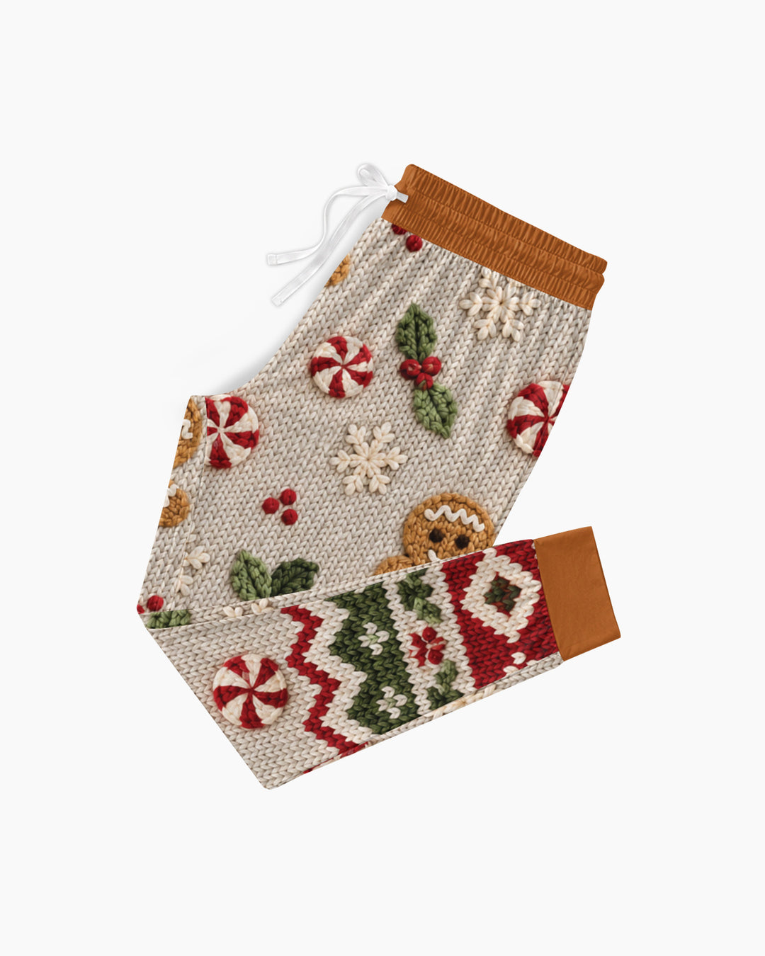 Grumpy Gingerbread Crew Bamboo Women Pajama Set