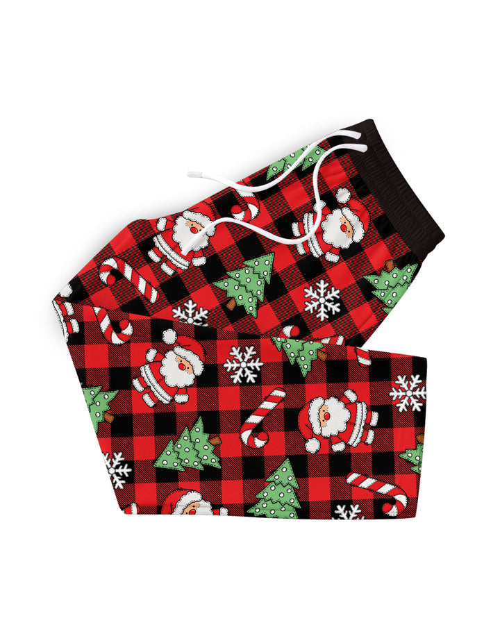 Custom Name Family Matching Christmas Crew Making Memories Together Bamboo Men's Pajama Set
