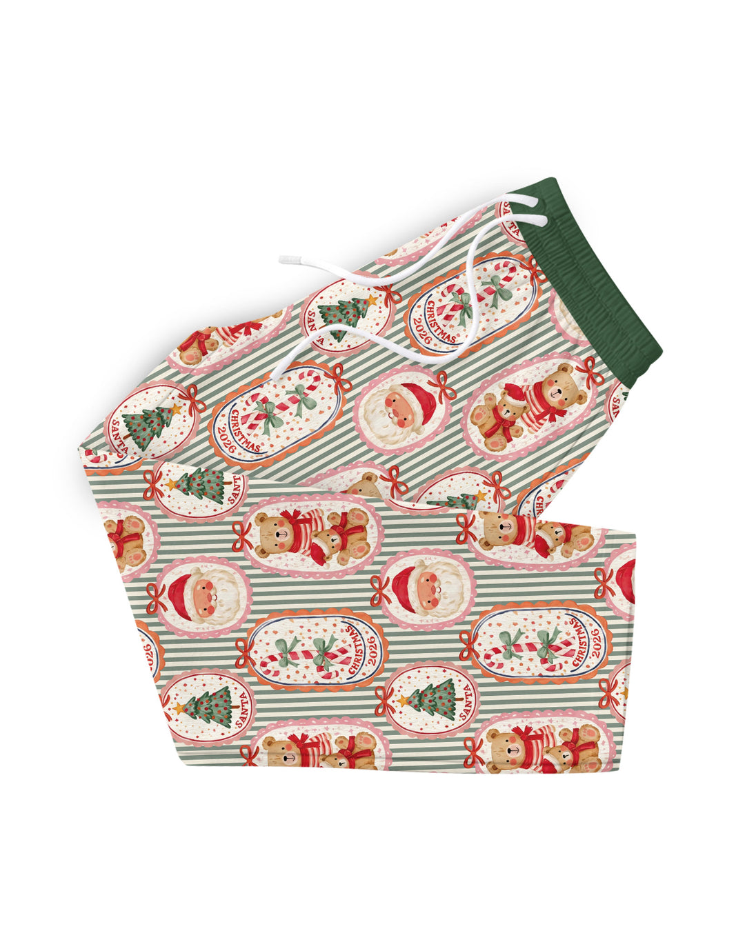 Teddy Bear Christmas Bamboo Men's Pajama Set